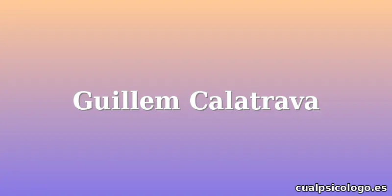 Guillem Calatrava
