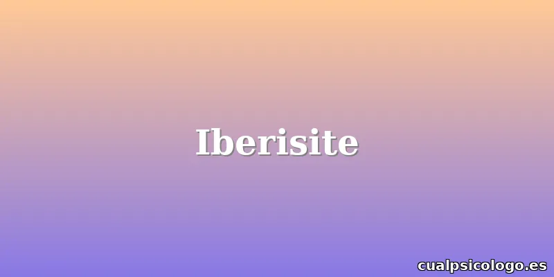 Iberisite