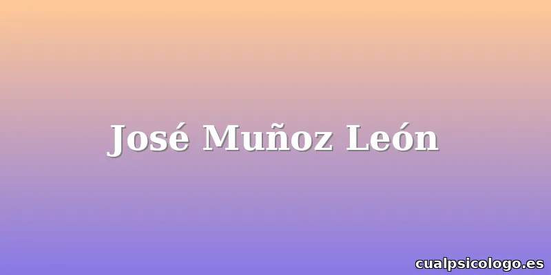 José Muñoz León