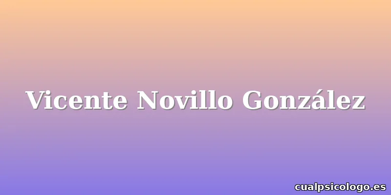Vicente Novillo González