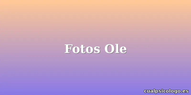 Fotos Ole