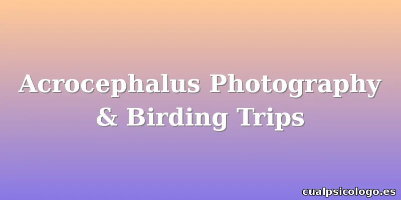 Acrocephalus Photography & Birding Trips
