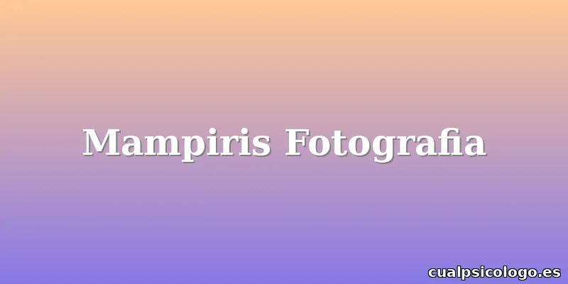 Mampiris Fotografia