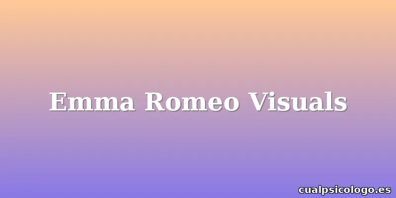 Emma Romeo Visuals
