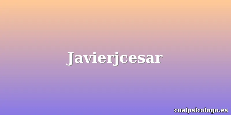 Javierjcesar