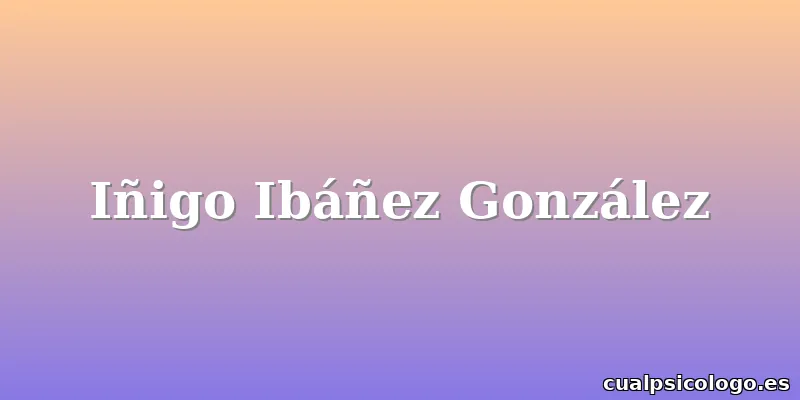 Iñigo Ibáñez González