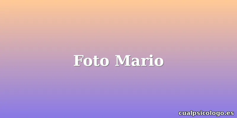 Foto Mario