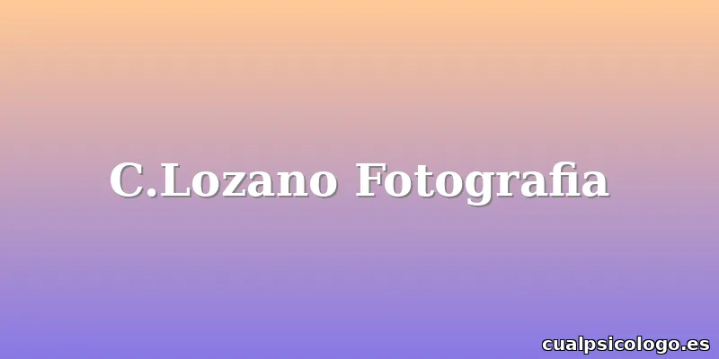 C.Lozano Fotografia