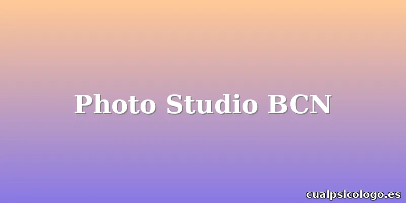 Photo Studio BCN