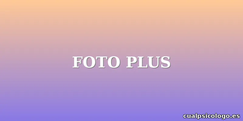 FOTO PLUS