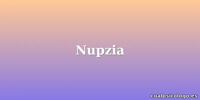 Nupzia