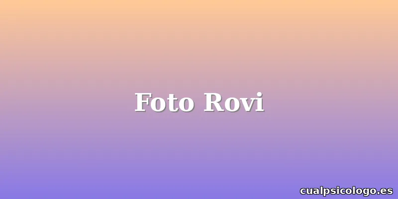 Foto Rovi