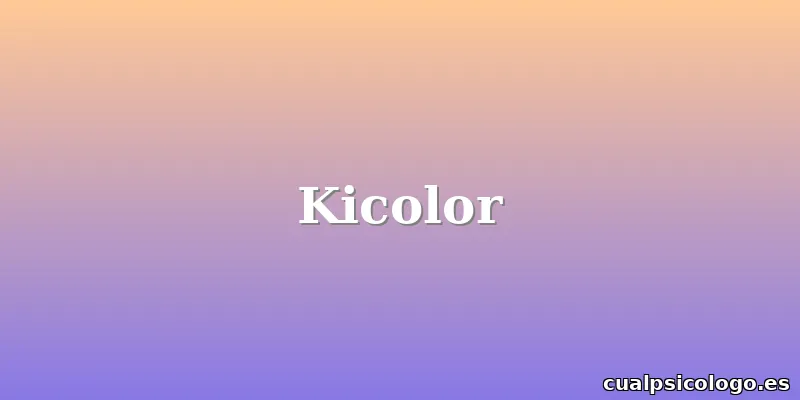 Kicolor