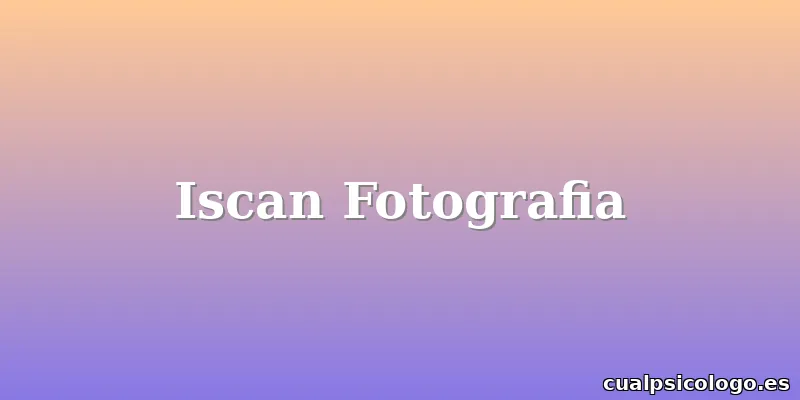 Iscan Fotografia