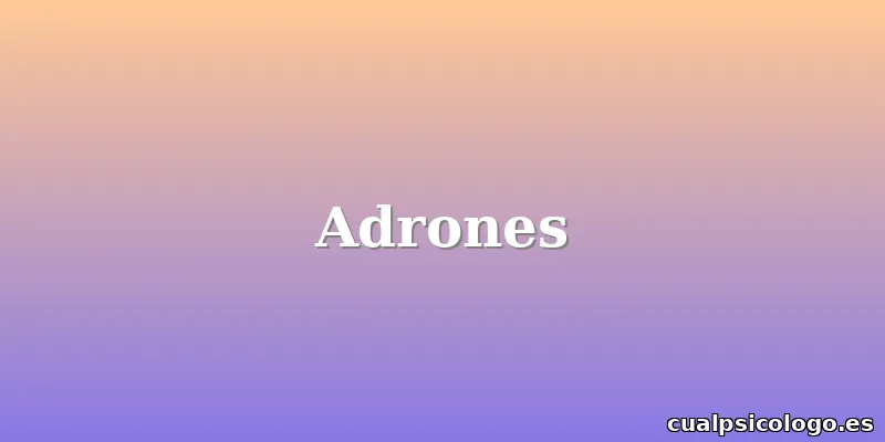 Adrones
