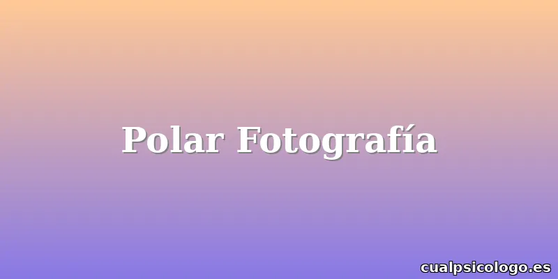 Polar Fotografía