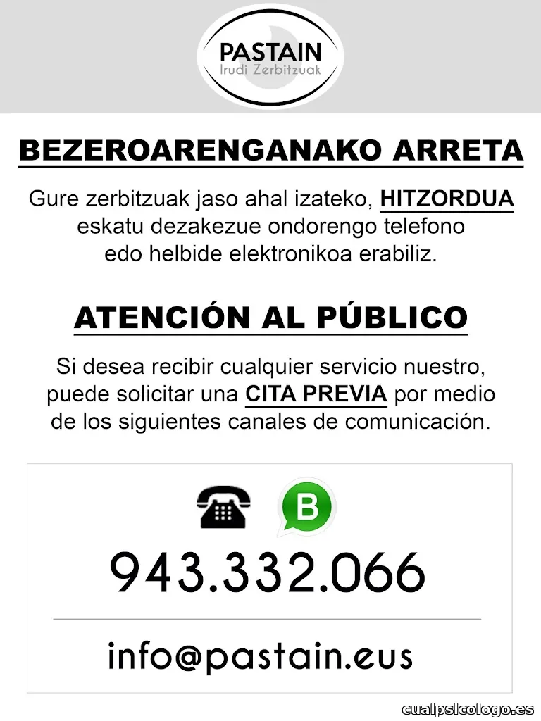 Pastain Irudi Zerbitzuak