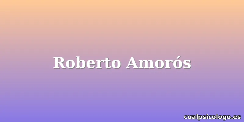 Roberto Amorós