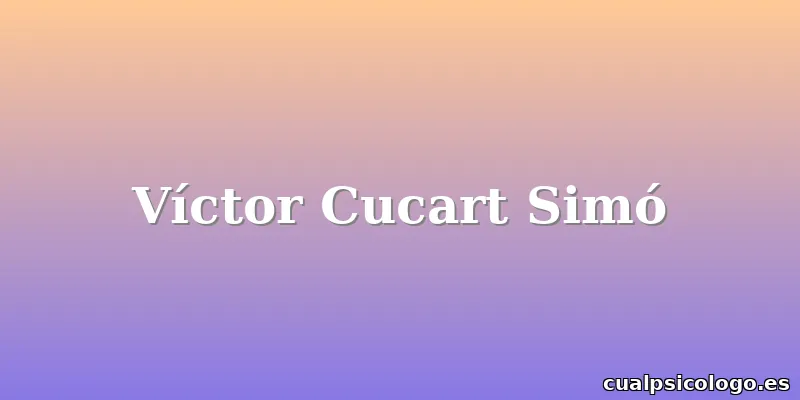 Víctor Cucart Simó