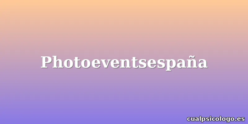 Photoeventsespaña