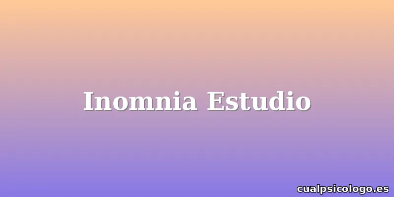 Inomnia Estudio