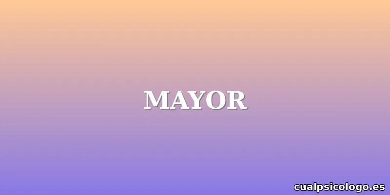 MAYOR