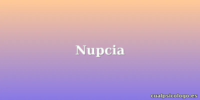 Nupcia