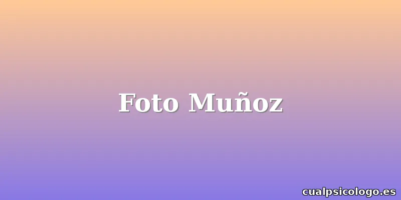 Foto Muñoz