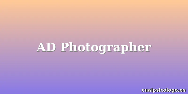 AD Photographer