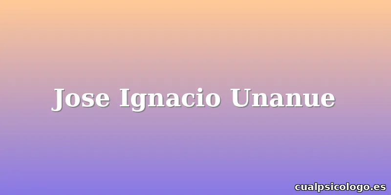 Jose Ignacio Unanue