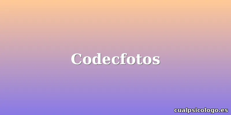 Codecfotos