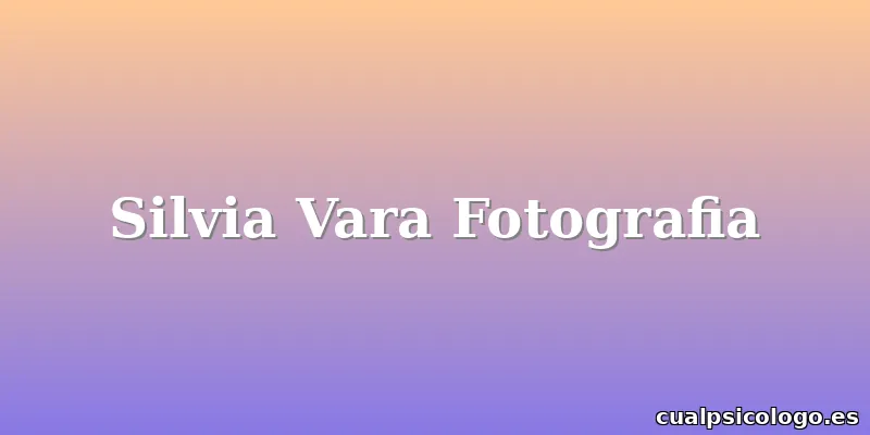 Silvia Vara Fotografia